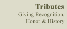 Tributes Murals Giving Recognition, Honor & History