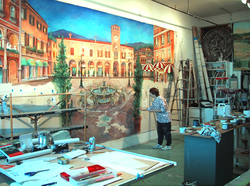 Architecture Landscape Murals